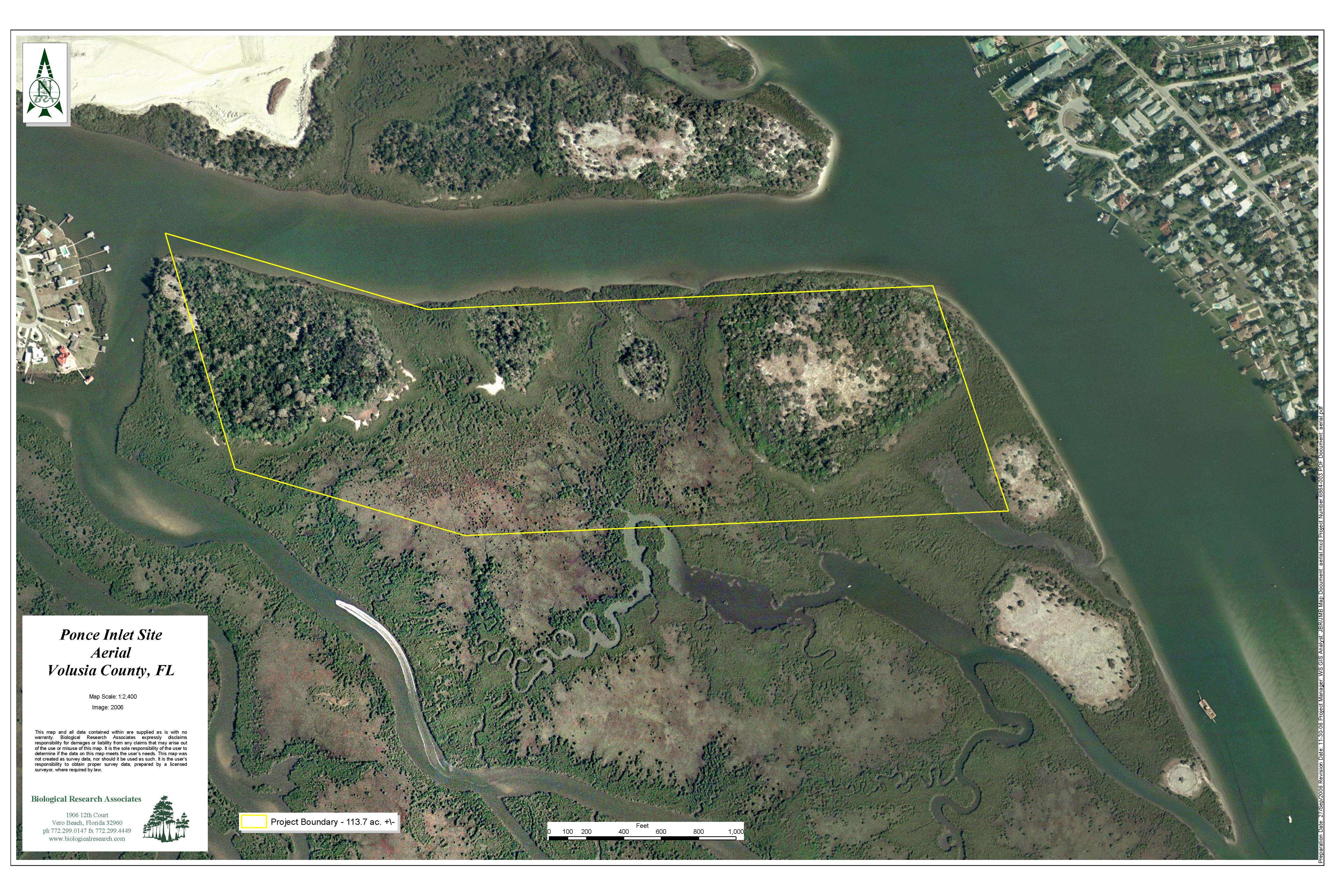 Ponce Inlet Florida waterfront property site - prime development land opportunity